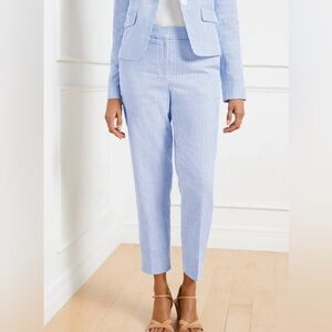 Talbots Linen Blend Pants- Sunset Stripe